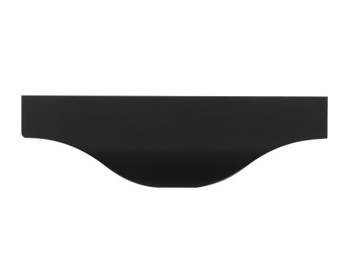 MATNÁ ČIERNA RÚČKA FE4 PREKRÝVANÁ 160 MM / 180 MM