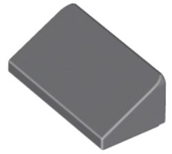 LEGO 1X2 DRÁHA TMAVO SIVÁ Č. 85984 PRE 2 KS
