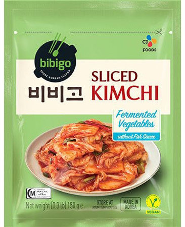 Vegánska kimchi kyslá kapusta Kórea 150g Bibigo