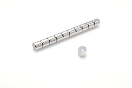 Neodymový valcový magnet MW 6x6 mm N38 10 ks.