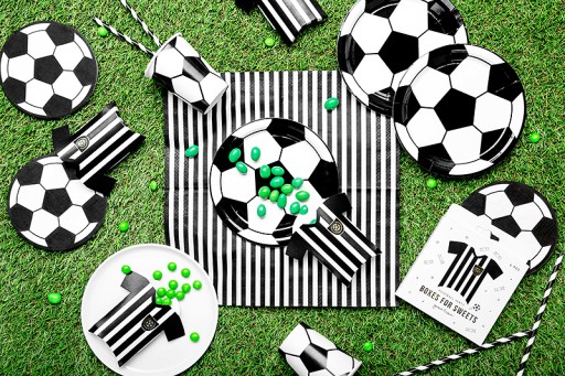 Krabice Tričká Futbalové dekorácie lopta x6