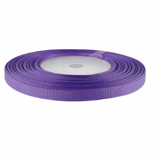 STUHA grogrénová stuha 6mm fialová 22,5mb