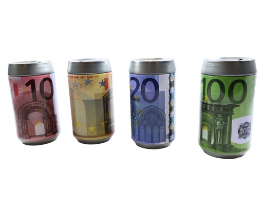 PENIAZE V PRASIATKU SA MÔŽU RAZIŤ EUROVÉ BANKOVKY RÔZNYCH DIZAJNOV
