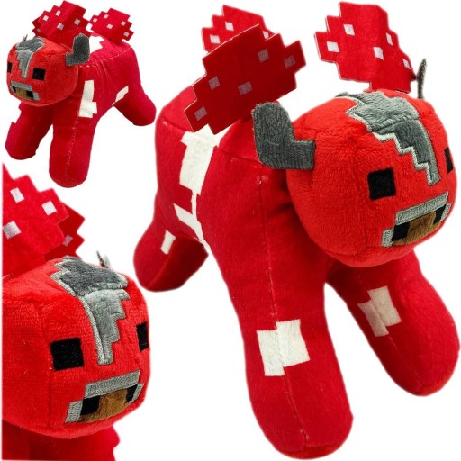 Maskot plyšovej huby kravy MINECRAFT