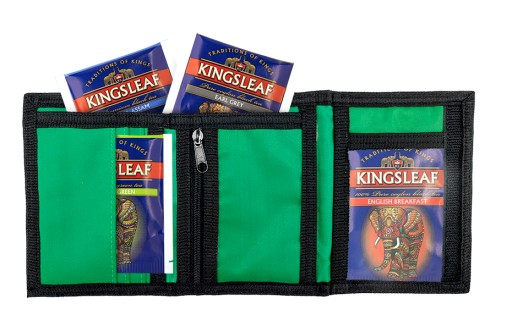 Čajový set Kingsleaf 4 PRÍCHUTÍ zelená čierna PEŇAŽENKA zelená DARČEK