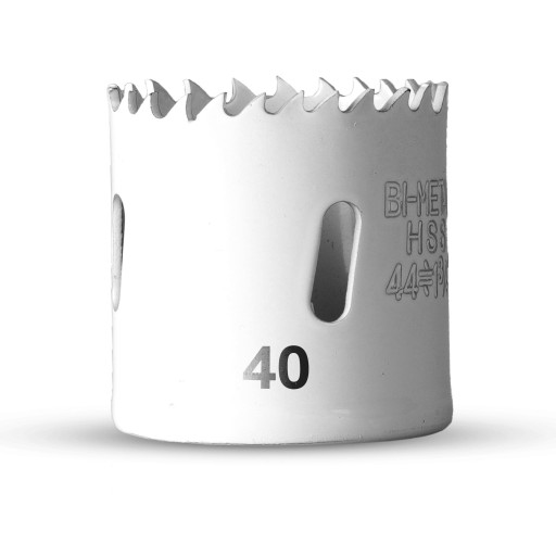 ČIPKOVÁ DIERKA NA DREVO, KOV, BIMETAL FI 40mm