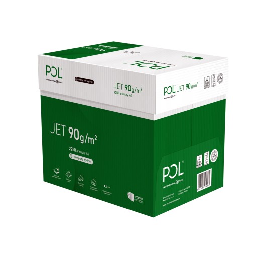 Kopírovací papier Poljet A4, 90g/m2, 250 listov, biely