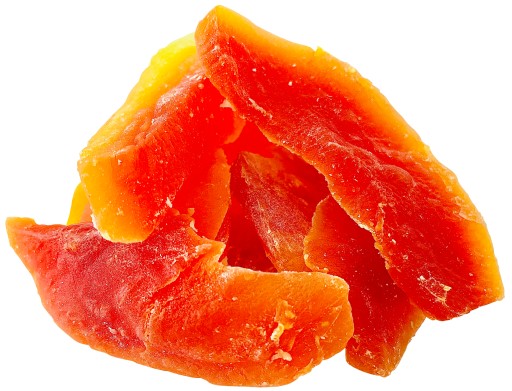 SUŠENÁ PAPAYA S PRIDANÝMI CUKROVÝMI VLOČKAMI 250g