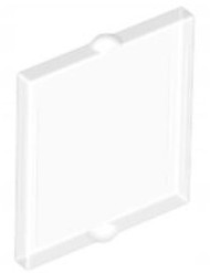 LEGO Okenné sklo 1x2x2 Trans číre 4542078 60601 - 20ks