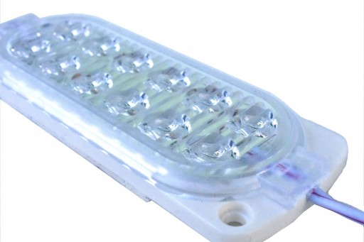 LED modul 12V 2,4W vodeodolný IP65 STUDENÁ BIELA