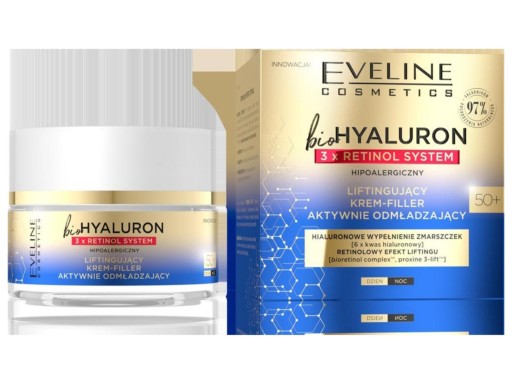 Krém na tvár Eveline Cosmetics Bio Hyaluron