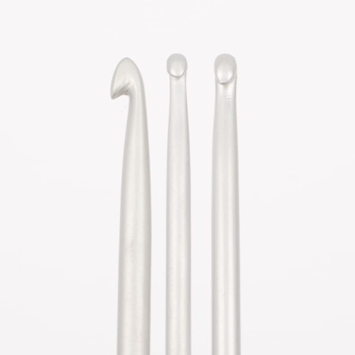 Háčik na háčkovanie Drops Basic 2,0 mm - hliník