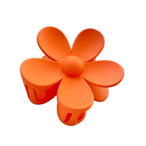 Spona do vlasov kvetina kvetina veľká čeľusť žaba oranžová