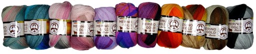 MERINO GOLD BATIKOVÁ priadza 833 MIX ANGLICKÝCH RUŽÍ 15268