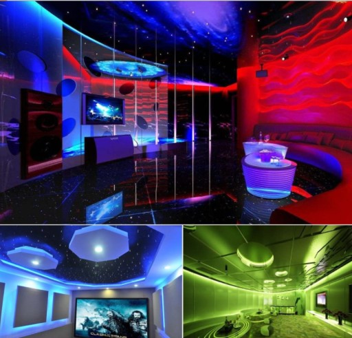 FAREBNÉ LED DO IZBY VODEODOLNÉ SMD RGB LED PÁS 5m FAREBNÉ + DIAĽKOVÉ OVLÁDANIE