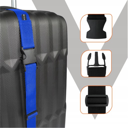 Transportný pás zaisťujúci batožinu kufra