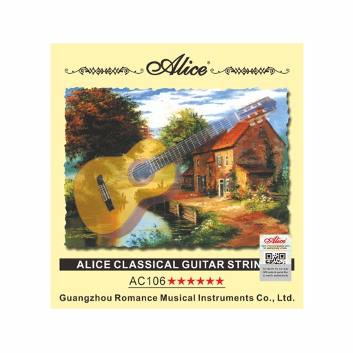 Struny pre klasickú gitaru Alice A106