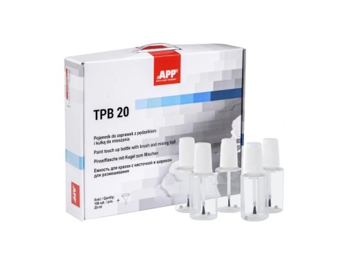 APP TPB20 Nádoba so štetcom a guľôčkou 20ml - 1 ks