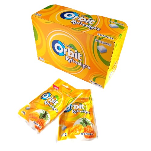 ORBIT REFRESH TROPICAL RUBBER 26g DÁTUM: 2025/04/11