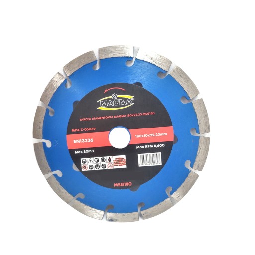 Betónový diamantový kotúč 180x22,2mm MSG180 Magma