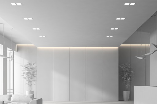 VÝKONNÉ LED STROPNÉ SVIETIDLO DO Pivnice, DIELNE, GARÁŽE, DENNÁ FARBA 6W 230V