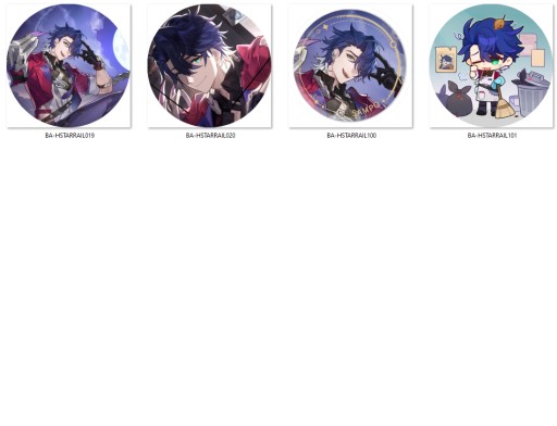 Honkai Star Rail Pins - Sampo NA VÝBER