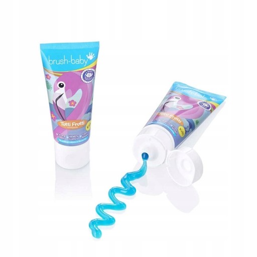 Zubná pasta Brush-Baby Tutti Frutti pre deti 3-6 rokov 50 ml