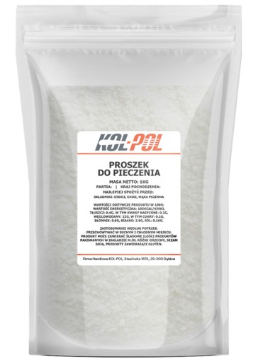 Prášok do pečiva 1kg Natural na pečenie | Kol-Pol