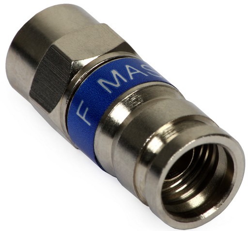 ZÁSTRČKA F KOMPRESNÝ KONEKTOR F 6 MASTER RG-6 10 kusov