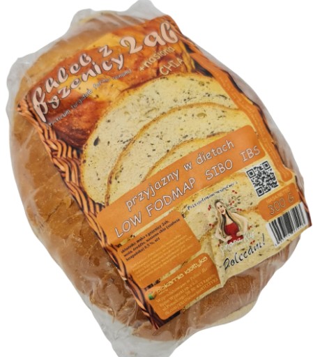Pšeničný chlieb 2AB (LOW FODMAP, SIBO, IBS)