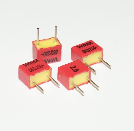 Kondenzátor Wima FKP2 680pF/250V - 4 ks (#1816)