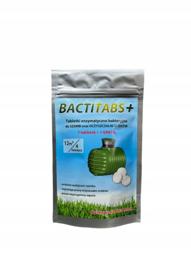 BactiTabs 7+1 ZDARMA TABLETY DO septikov v čističkách odpadových vôd