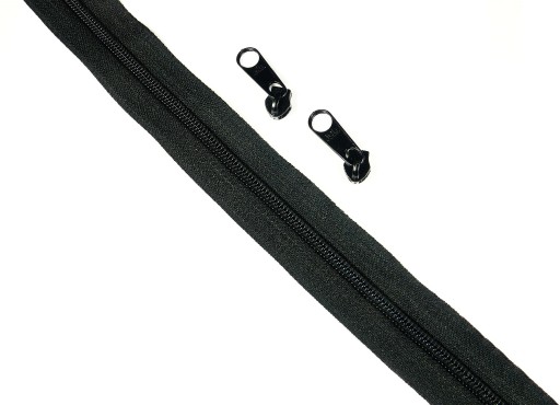 Zips Zipsová PÁSKA 5mm 5m +10 strojov ČIERNA