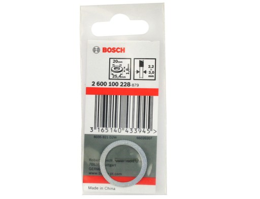 BOSCH Redukčný krúžok pre kotúče 25,4/20