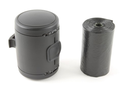 Flexi MULTI BOX Nádoba na vrecia na maškrty, ČIERNA