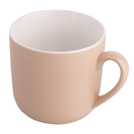 VEĽKÝ hrnček na kávu a čaj 300ml URBAN TMAVÝ BÉŽOVÝ