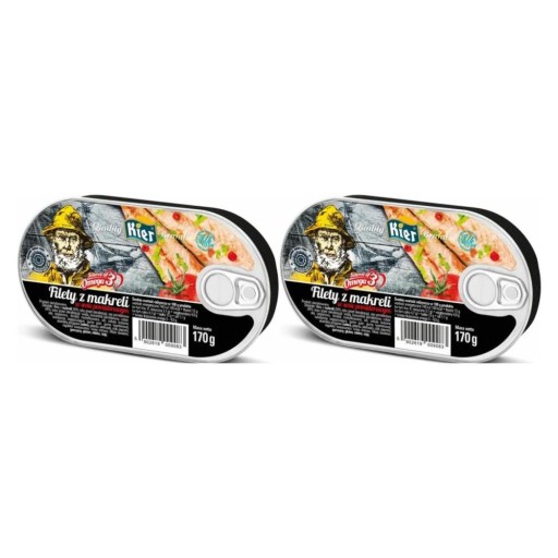 2x Filety z makrely v paradajkovej omáčke 170g - Kier