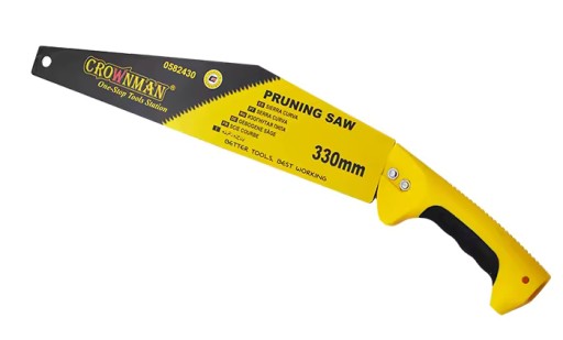 Záhradná ručná píla na konáre stromov 330 mm ergonomická rukoväť
