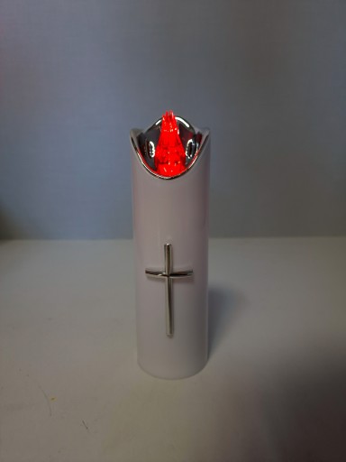 VEĽKÁ LED VLOŽKA SVIEČKY NAPÁJANÁ AKUMULÁTOROU 17cm PRE GRANES VLOŽKY SVIEČKY