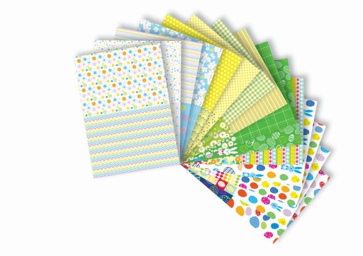 Blok s JARNÝMI motívmi 80g A4 15 listov 30 jarných motívov Happy Color