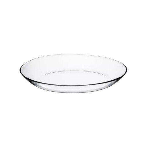 PASABAHCE Pozvánka oválny sklenený tanier 28 cm