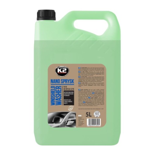 K2 Nano Spray 5L Letná kvapalina do ostrekovačov