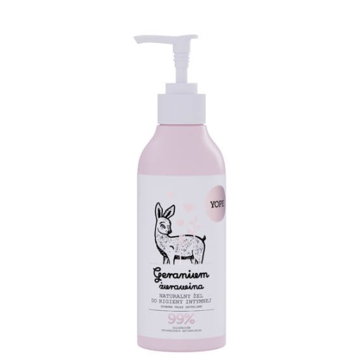 Gél na intímnu hygienu Yope Geranium a Cranberry