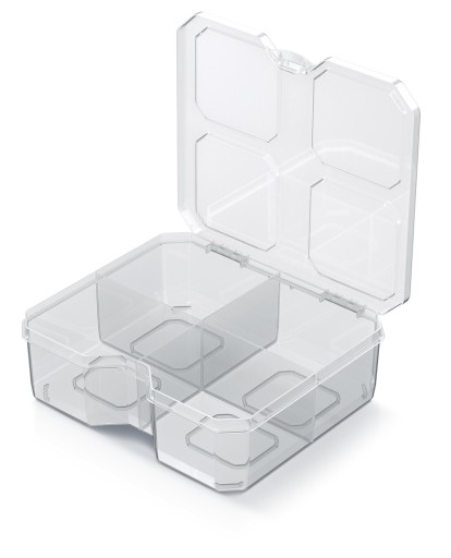 ORGANIZÁTOR NA NÁRADIE TRANSPARENTNÁ SQR BOX 15 VYSOKÝ BOX