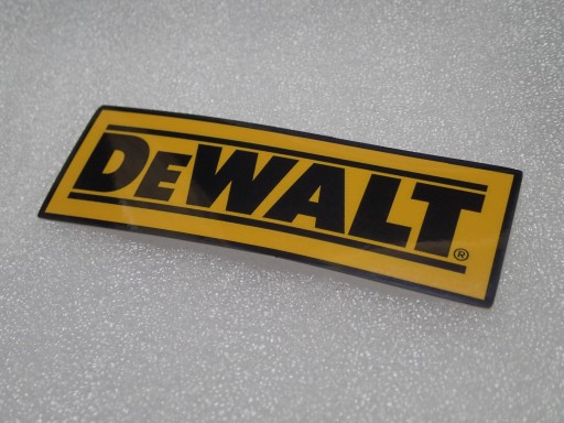 DEWALT NÁLEPKA DEWALT DE WALT NÁRADIE NÁRADIE 10,4 x 3,6 cm