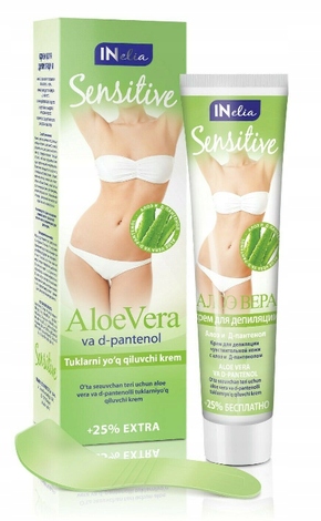 DEPILAČNÝ KRÉM S ALOE A D-PANTENOLOM 125ML