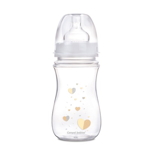 Canpol NEWBORN fľaša so širokým hrdlom 240 ml.