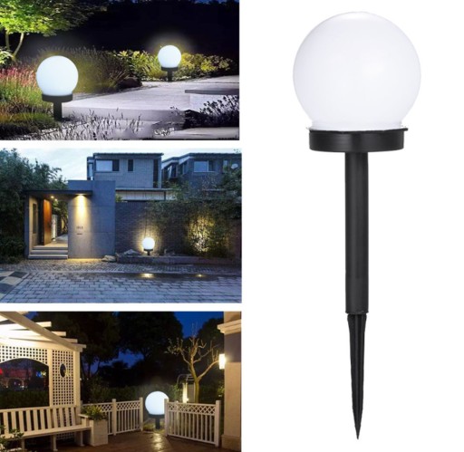 SOLÁRNE ZÁHRADNÉ SVETLÁ GULE ZÁHRADNÁ LAMPA SOLÁRNA LED GUĽA Pumpovaná V 2 KS