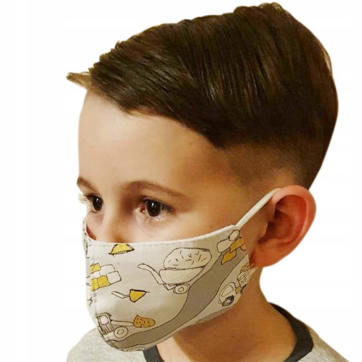 Farebná bavlnená maska na tvár XS/S