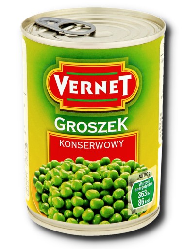 Vernet KONZERVOVANÝ HRACH 400g